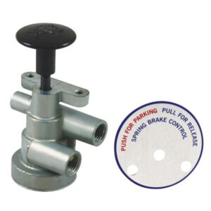 SCTEG spring brake hand control dash valve auto shut front view
