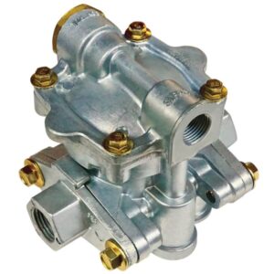 Spring brake relay valve for trailer parking and emergency brakes