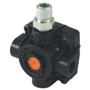 air brake relay valve two delivery port for heavy trailer systems