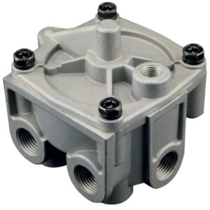 air brake pilot relay valve r-12p on white background