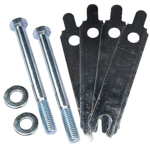 Aeroflow Starter Shim Kit GM with shims and bolts