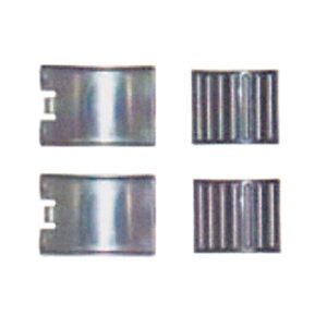 Caliper thrust bearing shells replacement kit for trailer disc brake caliper