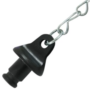 Air Brake Dust Plug And Chain with retainer clip for air coupling