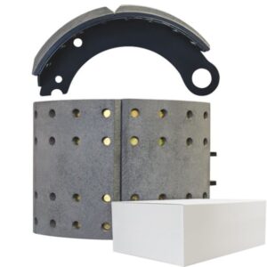 York 19.5in lined brake shoe 335x210mm kit with hardware