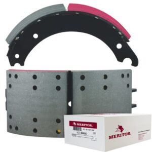 Meritor MG2 brake shoes 16.5x7 Q Plus with hardware kit