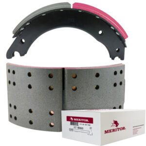 Meritor MG2 Lined Brake Shoe Kit 16.5x7in for Fruehauf XEM