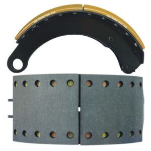 Axle Dynamics NA42 Brake Shoe 420x180mm SAF lined riveted set