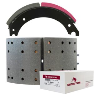 Meritor MG2 Lined Brake Shoe 420 x 219mm with hardware kit