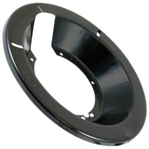 Dust Cover For Trailer Axles 16.5in Drum Brake installed view