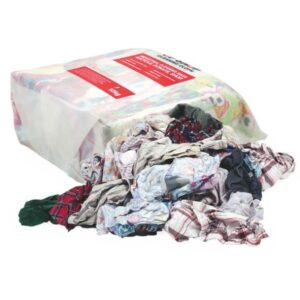 10kg bag of cleaning rags towel material in bulk pack