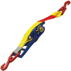 Ratchet Web Dog 8mm with swivel grab hooks