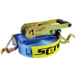 Load Restraint Ratchet Strap With Hook & Keeper 50mm