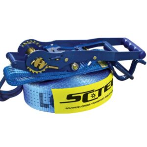 Reverse Action Load Binder Ratchet Strap 50mm x 11m with hooks
