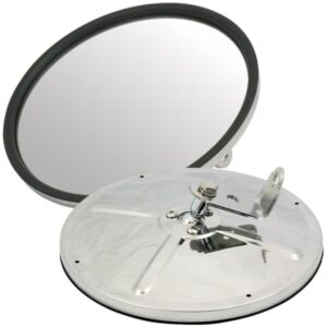 Britax 190mm Spotter Reversing Mirror Bolt On with clamp mount
