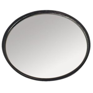 50mm Round Convex Spotter Mirror installed on a truck mirror