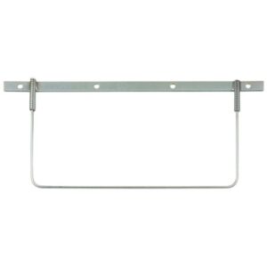 24in anti-sail bracket spring hinged galvanised mudflap bracket