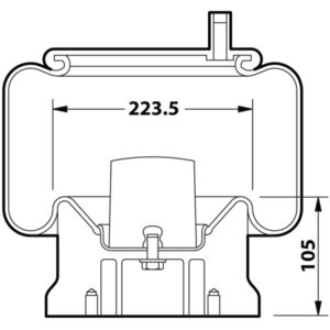 Hendrickson HT Series Air Spring Assembly Trailer