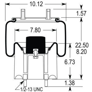 Air Spring Assembly MP7 Meritor FS Suspension