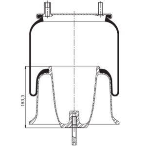 Freightliner trailer air spring assembly replacement