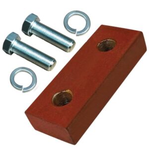 King Pin Block with Bolts 3/4UNF on trailer skid plate