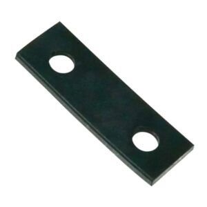 Air tank bracket rubber mount for trailer air reservoir bracket