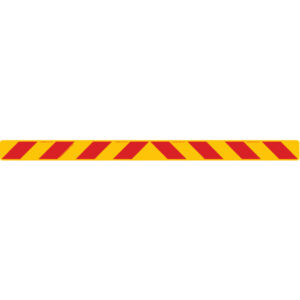 Zebra Rear Marker 1600 x 100mm Class 1 reflective sticker