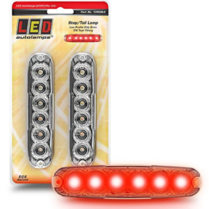 stop/tail LED lamp clear lens 12-24V twin pack
