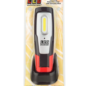 Rechargeable workshop inspection lamp with charging dock