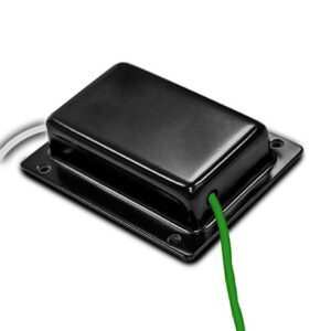 Multivolt load module with steel housing and wire leads for LED indicator circuits