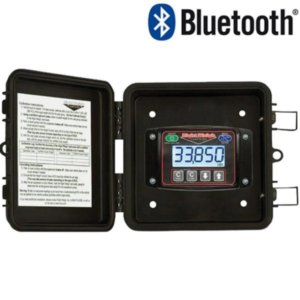 Exterior Bluetooth digital load scale with LCD display and weather-resistant enclosure