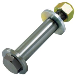 Radius torque rod pin 70mm with nyloc nut and washer