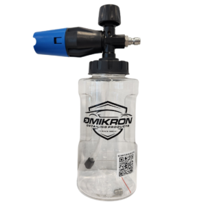 Omikron 1L foam cannon with bottle and quick connect fitting