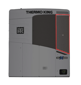 Curbside Grille Thermo King SLX SLXe upper condenser panel