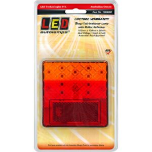 12-24V stop tail indicator lamp with reflex reflector