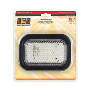 LED reverse lamp with recessed grommet mount