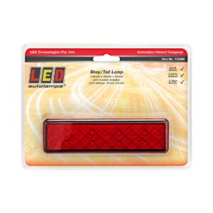 stop tail lamp multi volt 135mm with black base