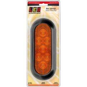 Rear indicator lamp with rubber grommet for trailer lighting
