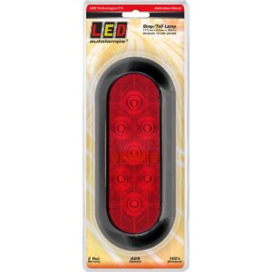 Stop tail lamp with rubber grommet for trailer lighting