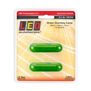 Green courtesy lamp 12V mini LED surface mount light
