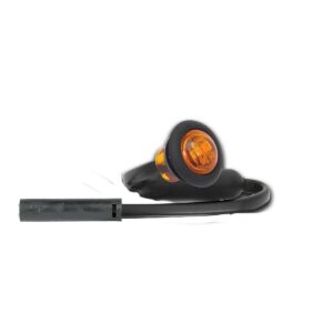 amber side marker lamp with female 2 pin plug