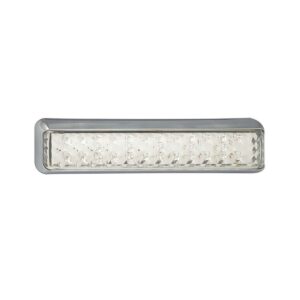 24V front indicator position lamp with chrome bracket