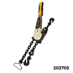 8mm Maxibinder load restraint with swivel head and G70 chain hooks
