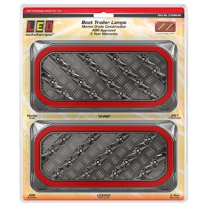 Submersible rear combination lamps with red amber and licence plate functions