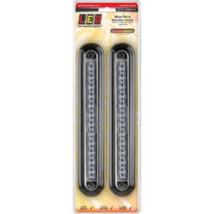 LED stop tail indicator lamp twin pack slimline surface mount