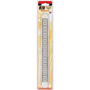 Recessed amber indicator lamp clear lens LED trailer light