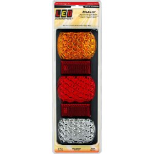 MaxiLED rear combination lamp 12/24V grey housing