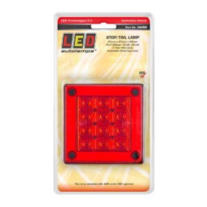 Stop tail LED insert for square trailer rear lamp