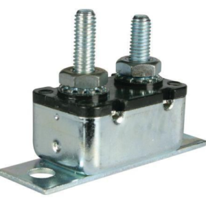 20A Auto Reset Circuit Breaker with bolt-down bracket and stud terminals