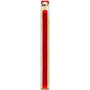 Recessed stop tail LED strip lamp with red lens