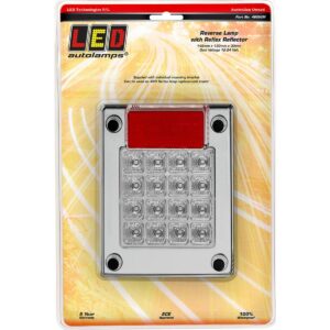 12/24V reverse lamp 148x122mm with reflector